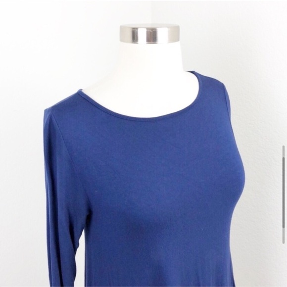 All For You navy blue long sleeve dress - Picture 4 of 7